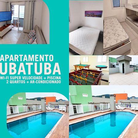 Apartamento Ubatuba Itagua - Ar - Wifi Екстер'єр фото
