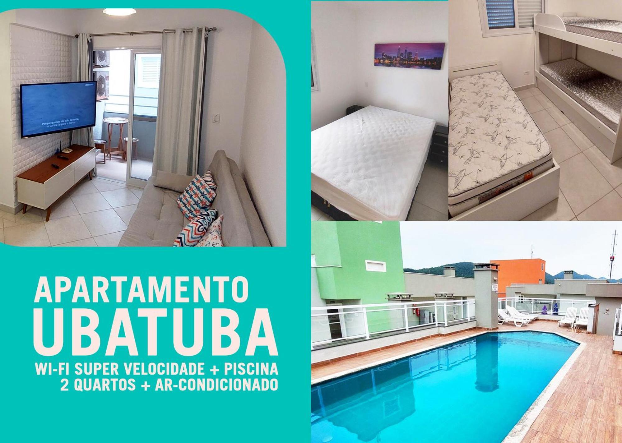 Apartamento Ubatuba Itagua - Ar - Wifi Екстер'єр фото