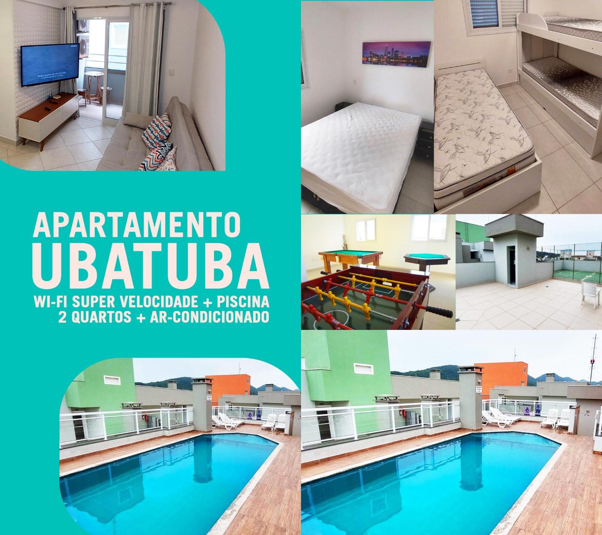 Apartamento Ubatuba Itagua - Ar - Wifi Екстер'єр фото